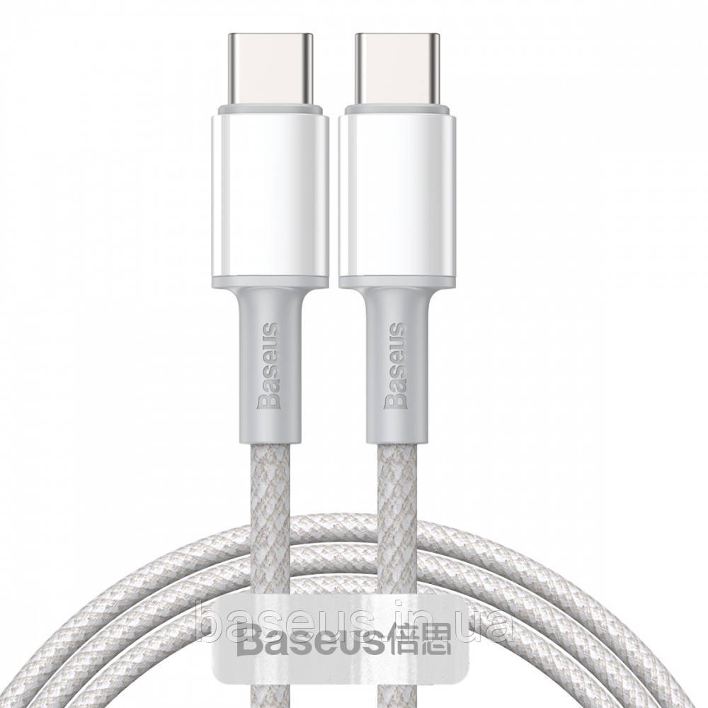 Кабель Baseus High Density Braided Fast Charging Data Type-C to Type-C 100W (1m)