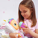 Інтерактивна лялька-пупс Плакса Єдиноріг Дрім "Перші емоції "Cry Babies Dreamy, фото 7