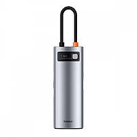 Переходник HUB Baseus Metal Gleam Series 7-in-1 Multifunctional (WKWG020113), фото 5
