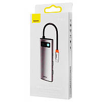 Переходник HUB Baseus Metal Gleam Series 7-in-1 Multifunctional (WKWG020113), фото 6