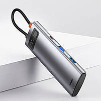 Переходник HUB Baseus Metal Gleam Series 7-in-1 Multifunctional (WKWG020113), фото 2
