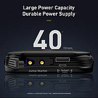 Пуско зарядний пристрій для автомобіля Бустер Baseus Car Jump Starter запуск машини, фото 5