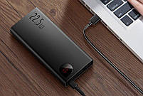 Зовнішній акумулятор, павербанк Baseus Metal Adaman 20000 mah 22.5 w, фото 3