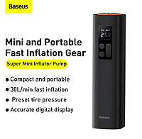 Автомобильный насос, компрессор Baseus Super Mini Inflator Pump