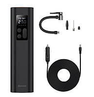 Автомобільний дротовий насос, компресор Baseus Super mini inflator Pump Black, фото 4