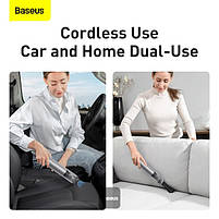 Потужний Портативний Пилосос Baseus A3 Car Vacuum Cleaner (15000pa) silver, фото 8