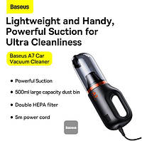 Автомобильный пылесос Baseus A7 Cordless Car Vacuum Cleaner