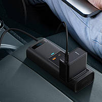 Автомобільний перетворювач напруги BASEUS In-car Inverter 150W 220V, 1USB/1Type-C, 0.4m, фото 8