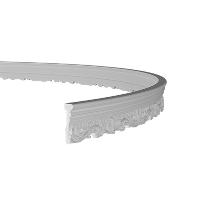 Молдинг стіновий гнучкий Evroplast 1.51.368 Flex (13,8х4)см, довжина 2м
