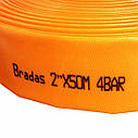 Шланг плаский AGRO-FLAT PE W.P.4 – 1 1/2" – 100м, ORANGE, 
WAF4B112100, BRADAS, фото 2