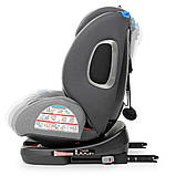 Автокрісло El Camino Absolute ME 1079 Isofix 360 градусів, Royal Gray, фото 6