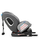 Автокрісло El Camino Absolute ME 1079 Isofix 360 градусів, Royal Gray, фото 8