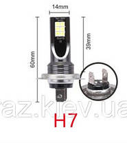 Світлодіодна лампа LED H7 12 SMD 3030 ДХО, фото 5