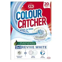 Абсорбирующие салфетки для стирки белых вещей K2r Colour Catcher White 20 шт