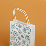 Пакети для новорічних подарунків з ручками 150*90*240 Пакет подарунковий Зимовий Різдвяні подарункові пакети, фото 4