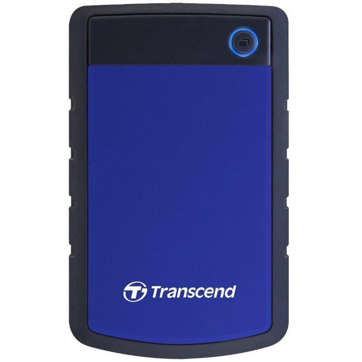 Портативный жесткий диск внешний противоударный PHD External 2.5'' Transcend USB 3.0 25H3 1Tb Blue - фото 2 - id-p1688052215