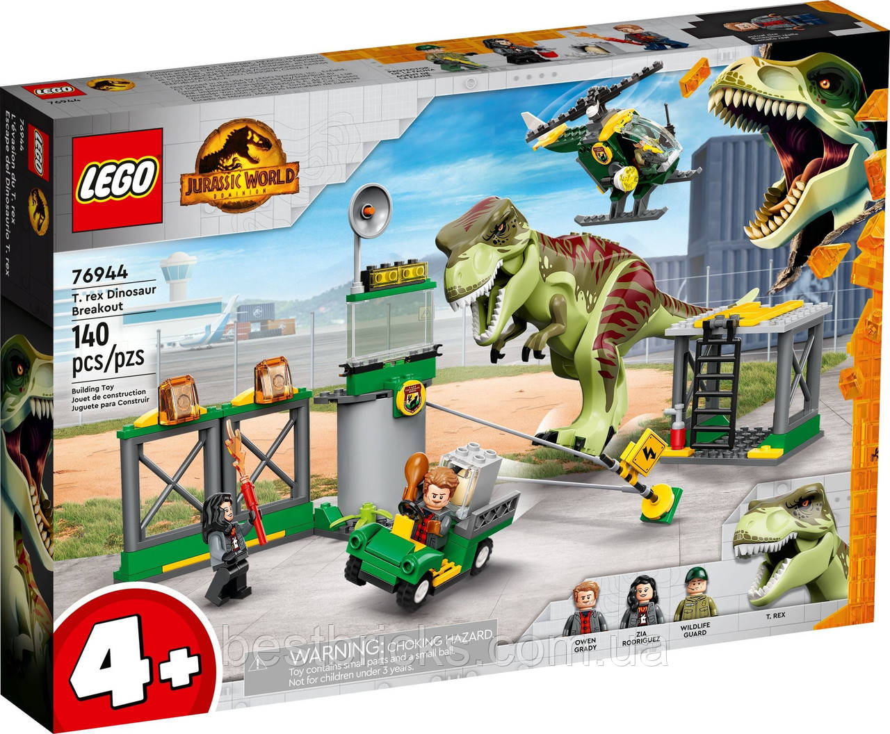 Lego Jurassic World Побіг тиранозавра 76944, фото 1