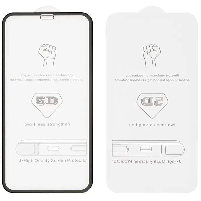 Захисне скло 5D Premium для iPhone 13, 13 Pro, 14