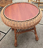 Стіл журнальний круглий "Гриб з плитою", фото 7