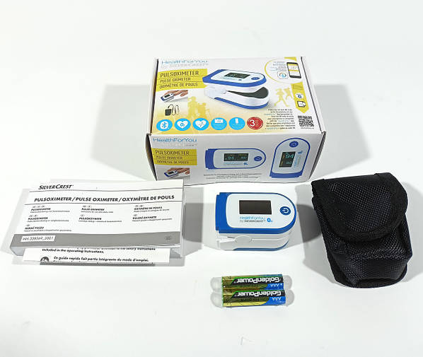 Пальчиковый пульсоксиметр SilverCrest SPO 55 для измерения пульса и  сатурации (Германия, Bluetooth): продажа, цена в Киеве. Пульсоксиметры от  \