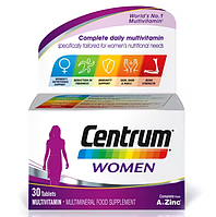 Centrum Women Multivitamins and Minerals Центрум Мультивитамины и Минералы для Женщин 30 таб. Великобритания