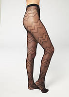 Calzedonia Жіночі колготи з візерунком  М/Л 1750 чорні