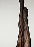 Calzedonia Жіночі колготи з візерунком  М/Л  4682 чорні, фото 3