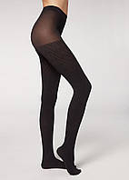 Calzedonia Жіночі колготи з візерунком  М/Л  4952 чорні