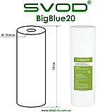 Корпус магістрального фільтра для холодної води з посиленого поліпропілену ВВ20 СВОД, фото 6