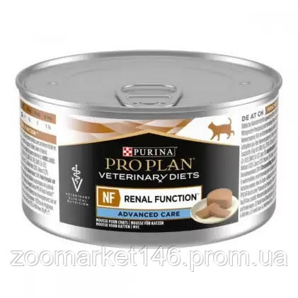 Purina Pro Plan VD NF Renal Function, вологий корм-дієта для підтримки функції нирок у котів, 195 г