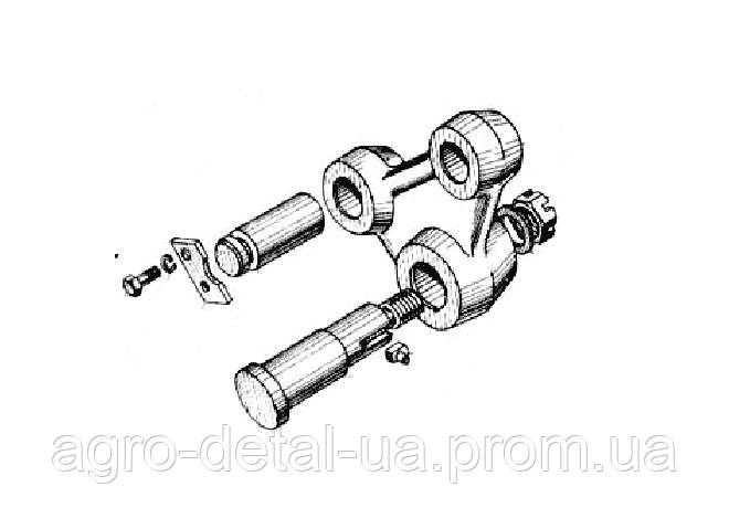 Проміжне ланка 150.32.135 натяжної амортизуючого пристрою трактора Т150, фото 1