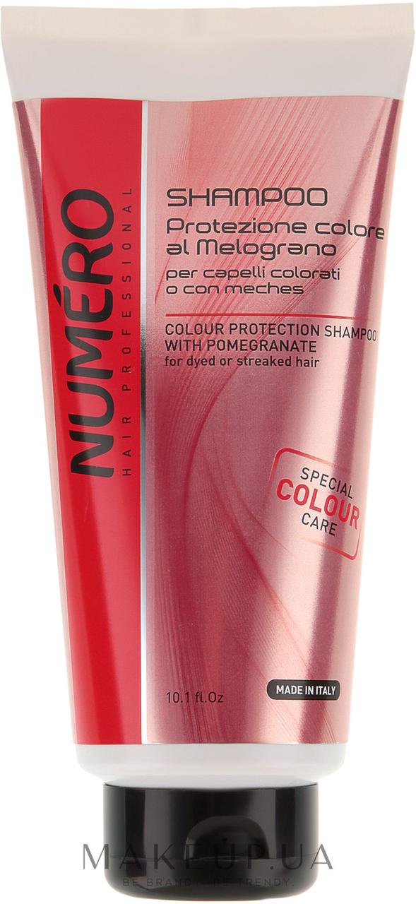 Шампунь для захисту кольору волосся із екстрактом гранату Brelil Professional Numero Colour Protection Shampoo, фото 1