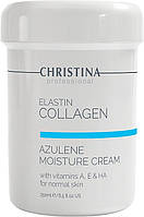 Christina Elastin Collagen Azulene Moisture Cream Увлажняющий азуленовый крем для нормальной кожи 250мл