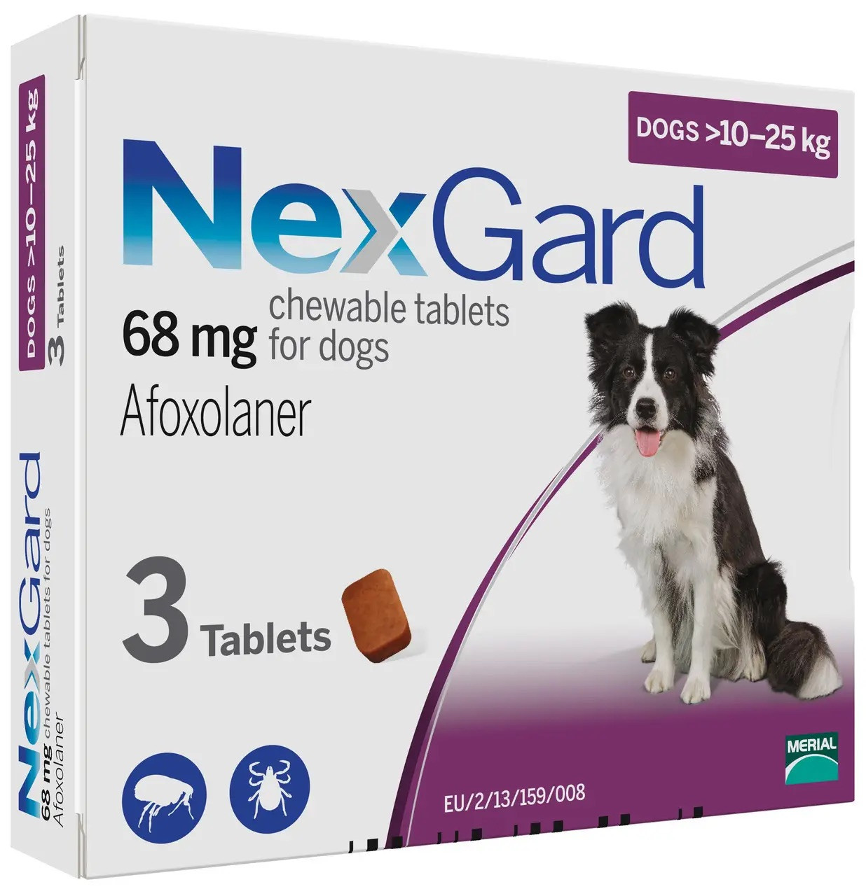 НексГард NexGard для собак 4-10 кг 1 таблетка проти бліх і кліщів
