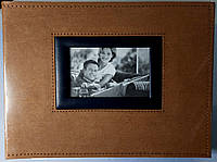 Фотоальбом CHAKO 10x15x240 PS-46240M Cabinet brown с рамкой для фото на обложке
