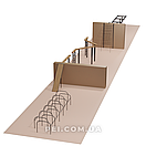 Смуга перешкод (військово-спортивний комплекс, вуличний спортивний майданчик) RX7061, фото 2