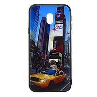 Чехол накладка Glass Case New Samsung J3 2017 J330 такси