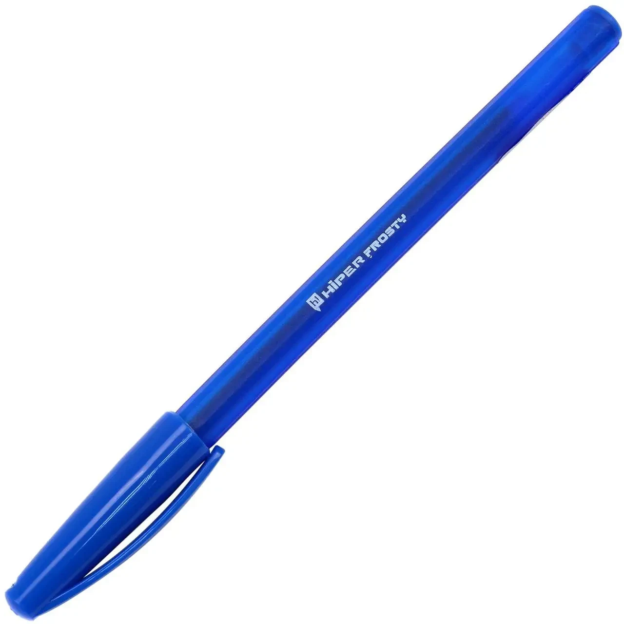 Ручка масляна кулькова "Hiper" HO-1155 Frosty 1 мм синя