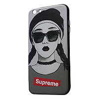 Чехол Creative TPU+PC Apple iPhone 6, 6S Sup girl