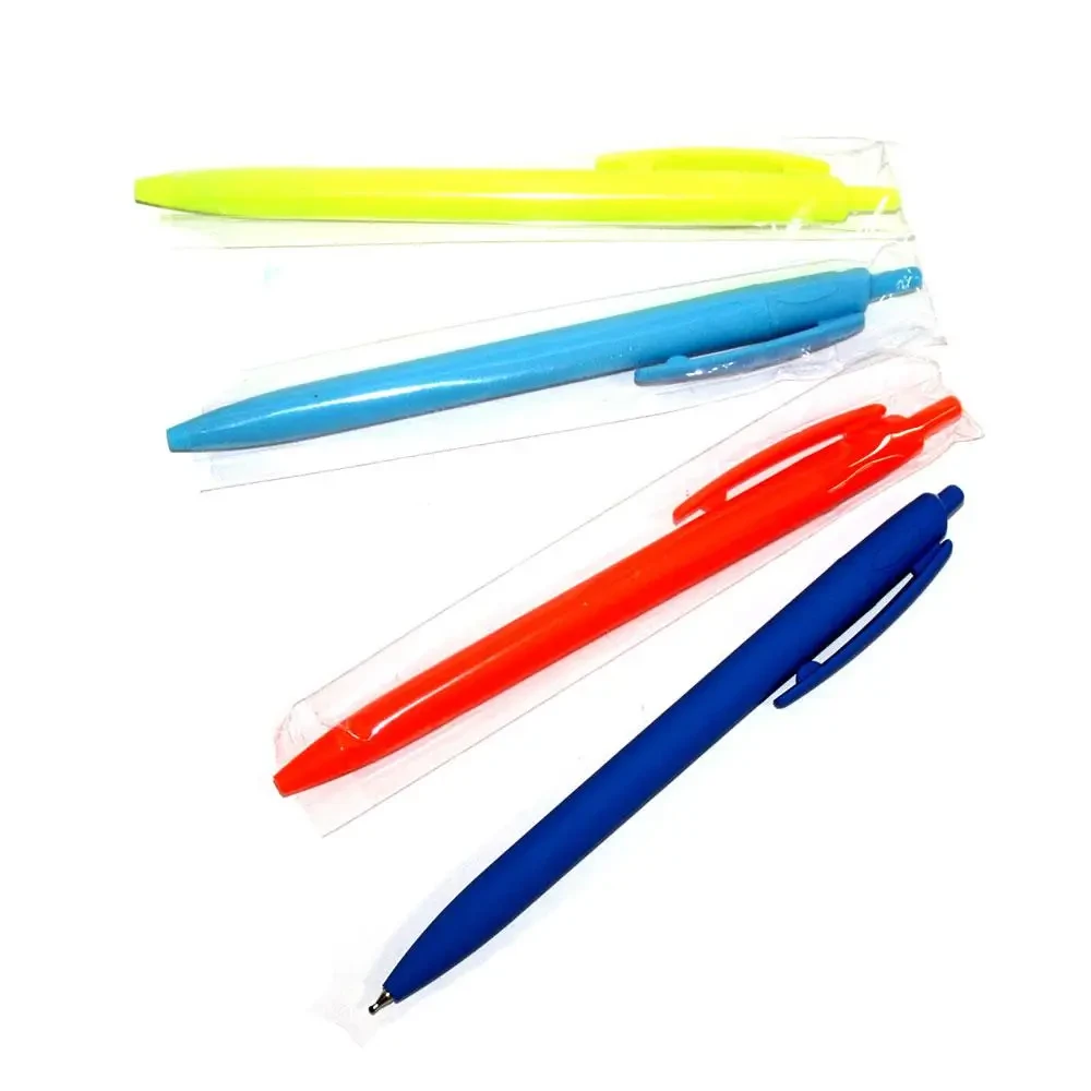 Ручка автоматична масляна "Hiper" HA-170 Soft-touch синя