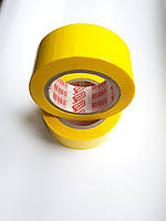 Скотч упаковочный цветной 500 м желтый