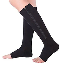 Компресійні гольфи від варикозу Zip Sox зі змійкою, фото 4