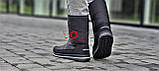 Дутіки жіночі чорні чоботи зимові на широку ногу Дутики (Код: М3053), фото 7
