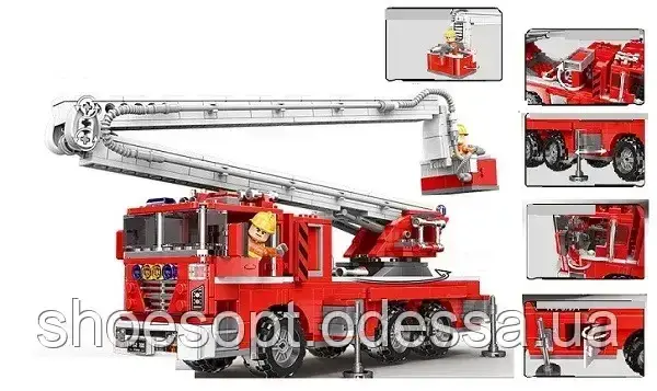 Конструктор Пожежна техніка: 751 деталі, фото 1
