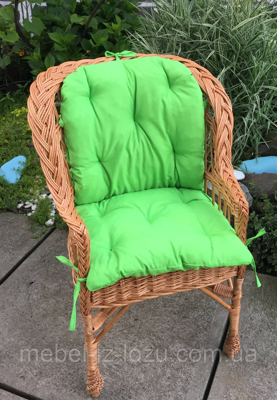 Кресло "Х. №1" с салатовой подушкой - фото 2 - id-p498757751