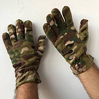 Рукавички флісові мультикам, тактичні рукавички теплі для військових