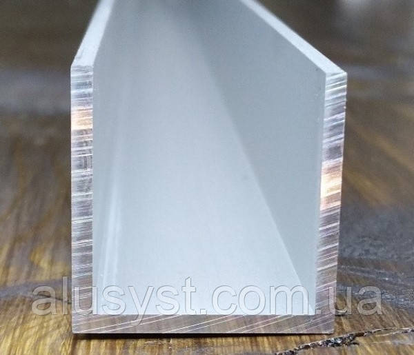 27мм / 30х20х1,5мм алюмінієвий швелер 1 метр / Анодований - "Інтернет ...