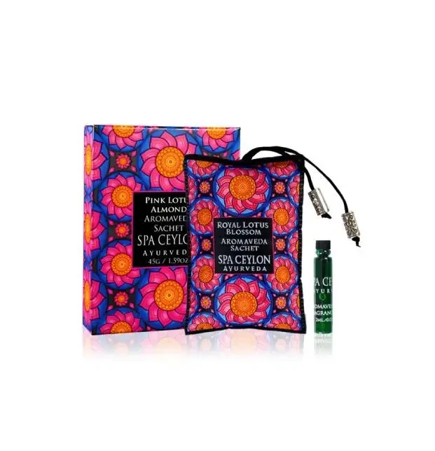 Аромамішочок Рожевий лотос (45 грамів + 2 мл), фото 1