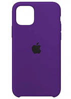 Силиконовый чехол с микрофиброй внутри iPhone 11 Pro Silicon Case цвет #30 Ultra Violet