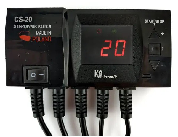 Автоматика KG Elektronik CS-20 для котла на твердому паливі